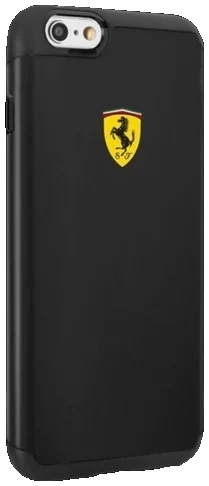 Maska Ferrari - Shockproof Hard Case Apple iPhone 6/6s - Black (FESPHCP6BK )