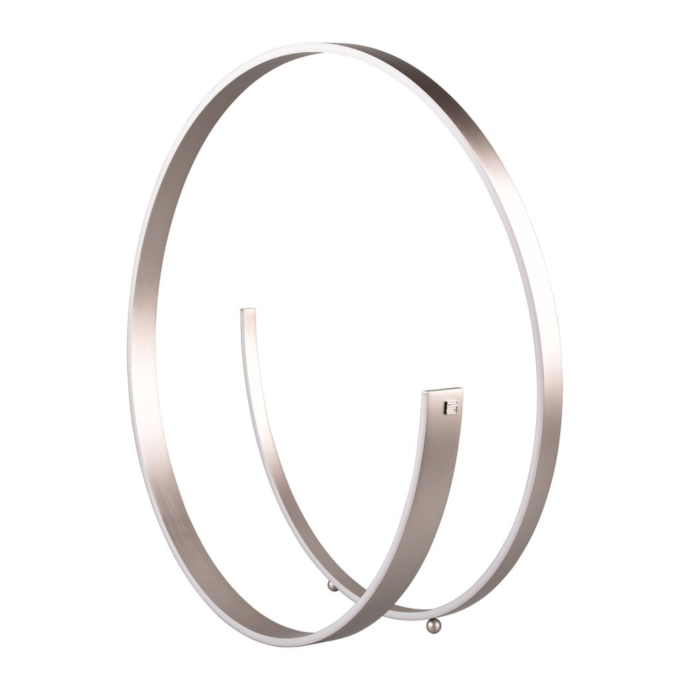 Siva LED stojeća svjetiljka s metalnim sjenilom (visina 75 cm) Cinardi – CINQUE