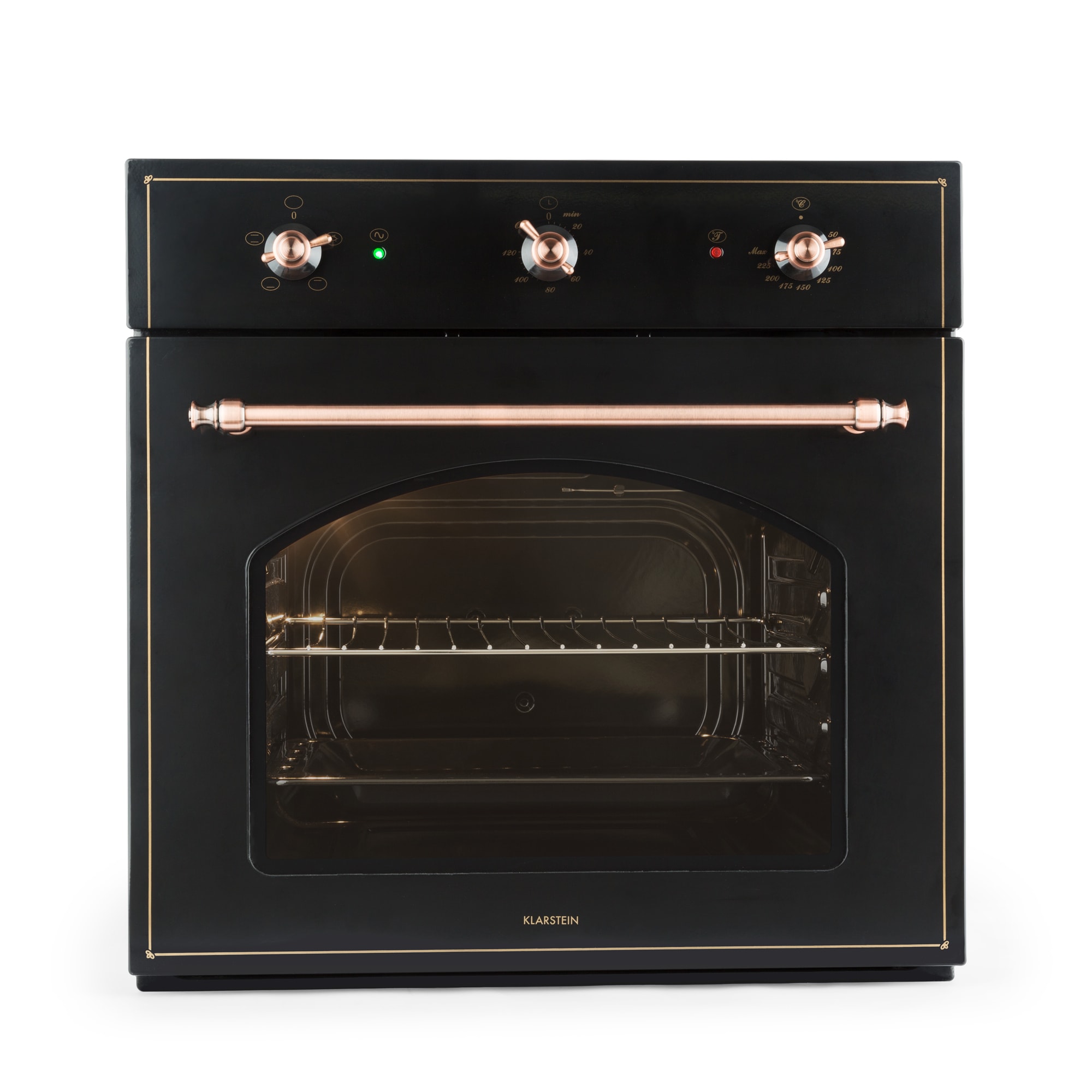 Klarstein VILHELMINE, pećnica, 55L, ugradbena, energetski razred A, crna