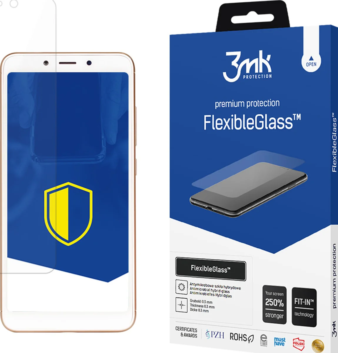Zaštitno staklo 3MK FlexibleGlass Xiaomi Redmi 6A Global Hybrid Glass