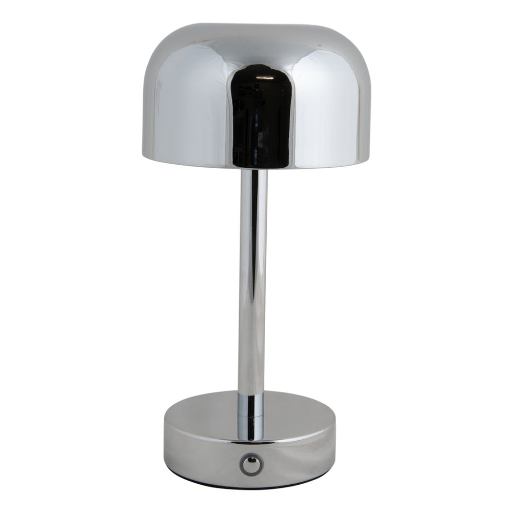 LED stolna lampa u srebrnoj boji s metalnim sjenilom (visina 24,5 cm) James – Leitmotiv