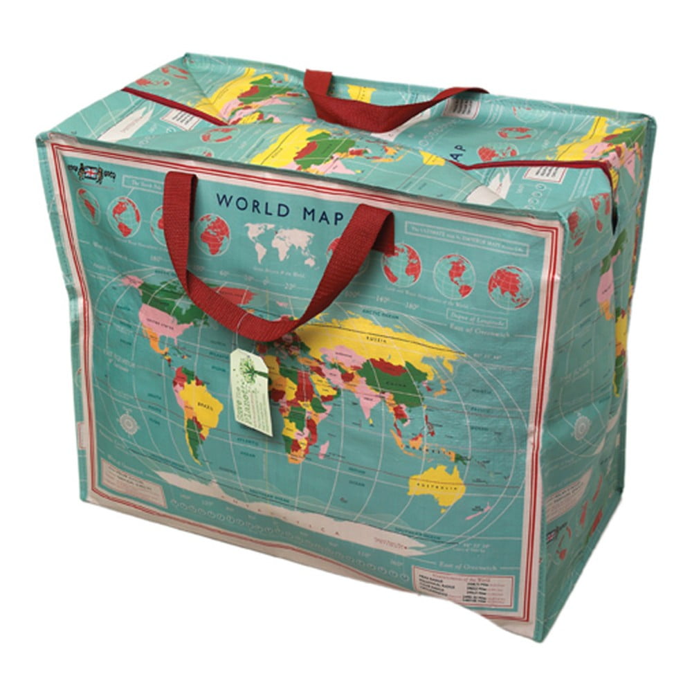 Velika torba Rex London World Map, 55 x 48 cm