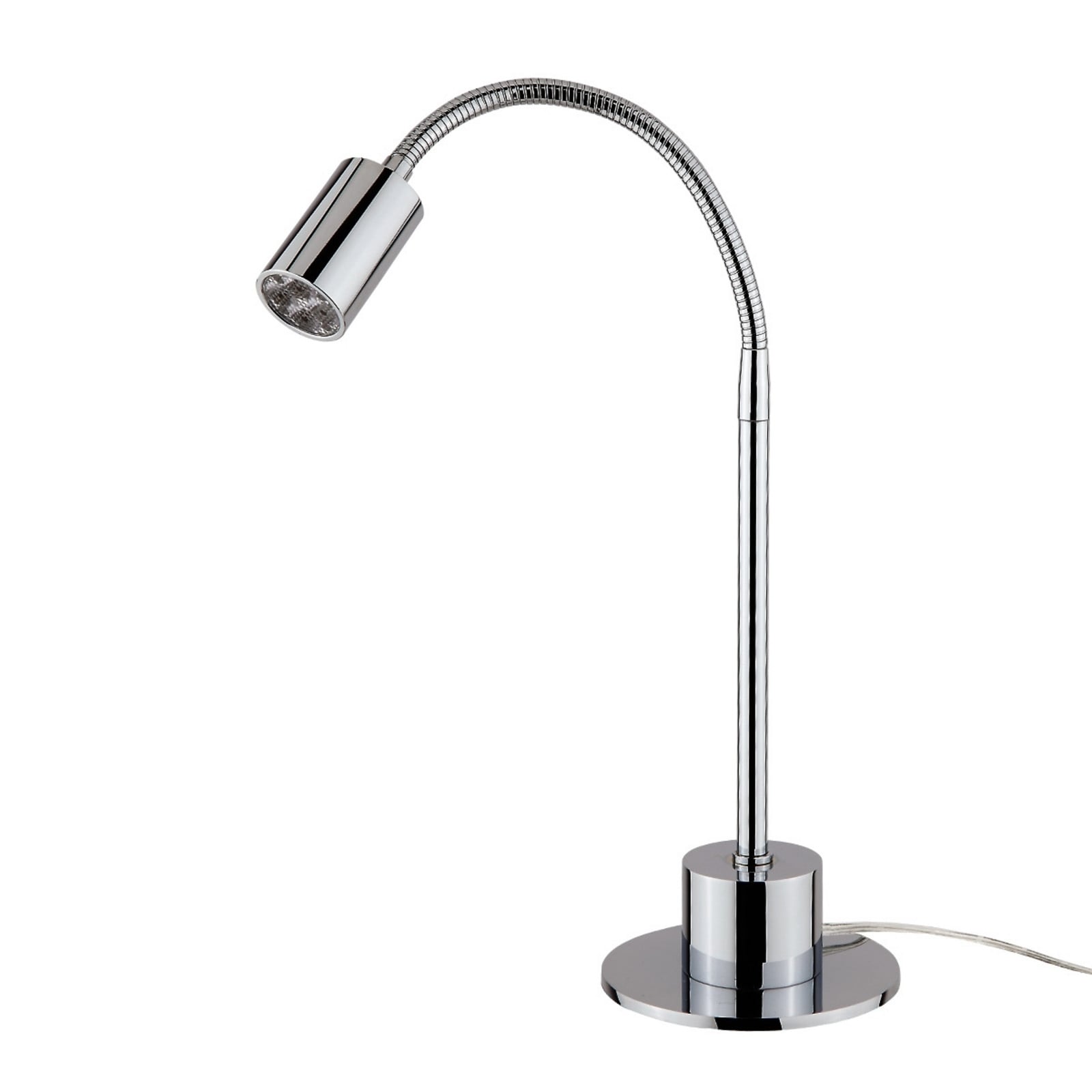 Sjajna kromirana LED stolna lampa Karen