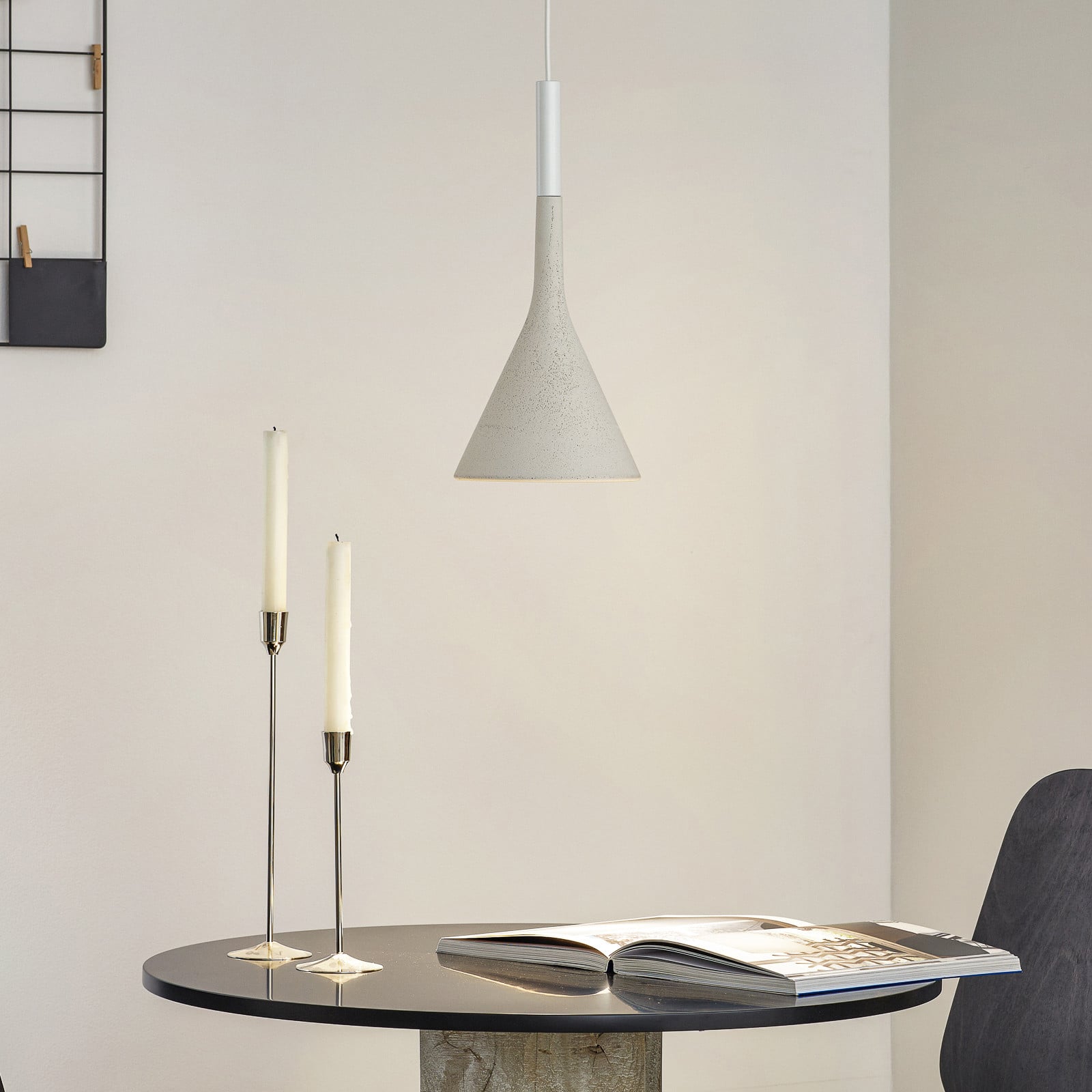 Foscarini Aplomb viseća lampa GU10 od bijelog betona