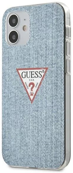 Maska Guess GUHCP12SPCUJULLB iPhone 12 mini 5,4" light blue hardcase Jeans Collection (GUHCP12SPCUJULLB)
