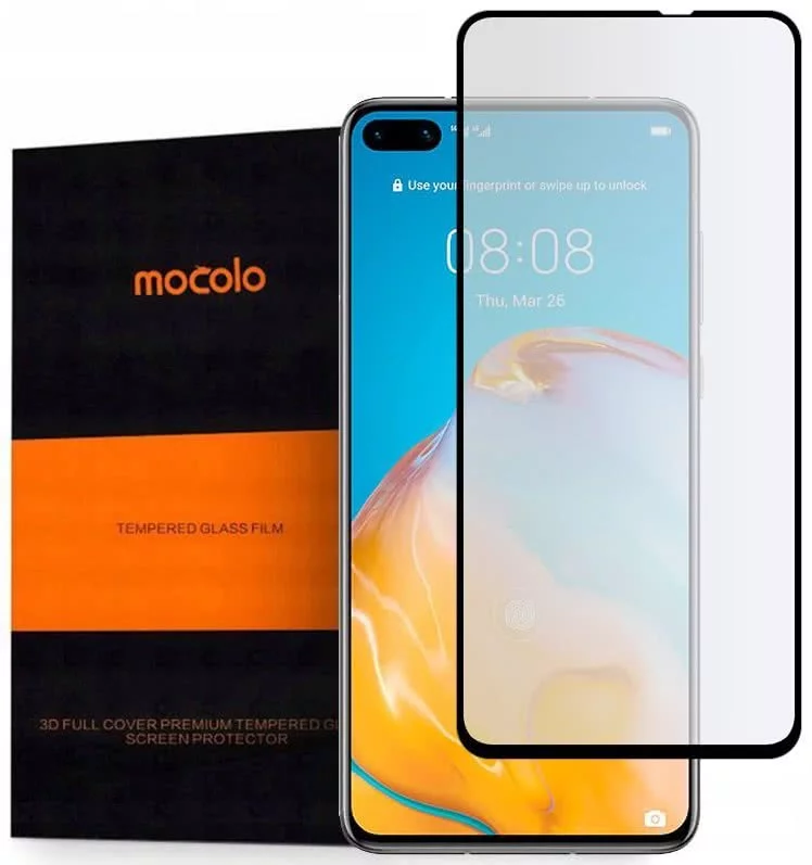 Zaštitno staklo Mocolo - Glass TG+ Full Glue Huawei P40 Black (0795787710258)