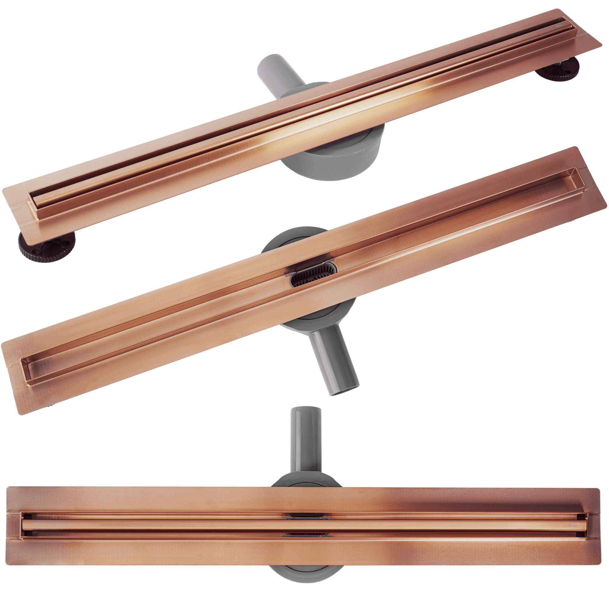 Tuš kanalica REA Neox Slim pro Brushed Copper 80