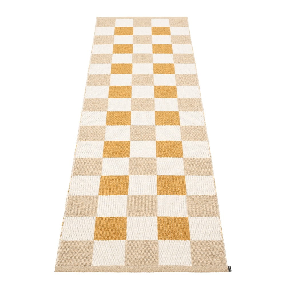 Oker žuta/bež unutarnja i vanjska staza 70x240 cm Pix Vanilla Ochre – Pappelina