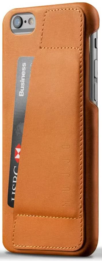 Maska MUJJO Leather Wallet Case 80° for iPhone 6(s) Plus - Tan (MUJJO-SL-084-TN) 
