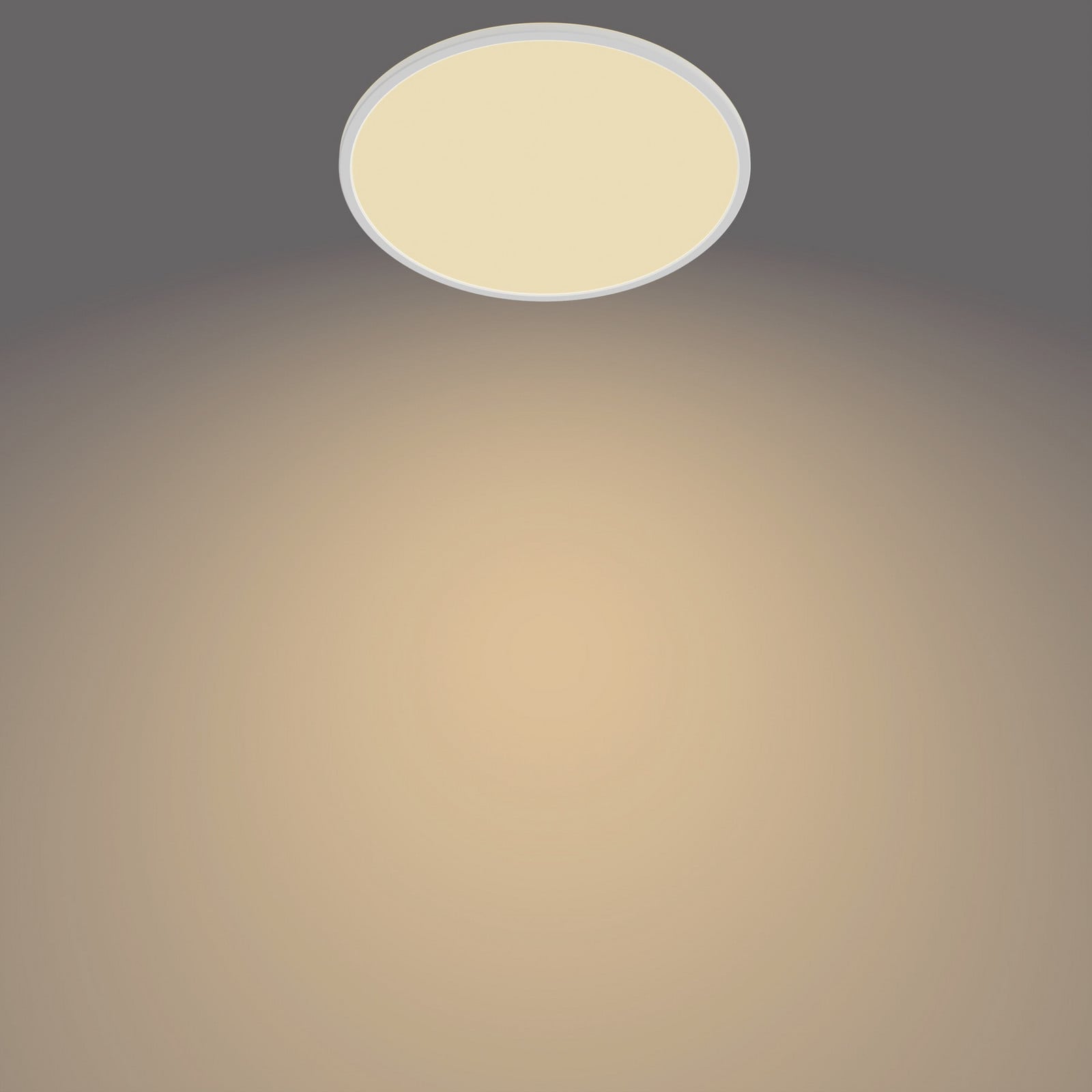 Philips SuperSlim stropna svjetiljka 2700K Ø42cm bijela