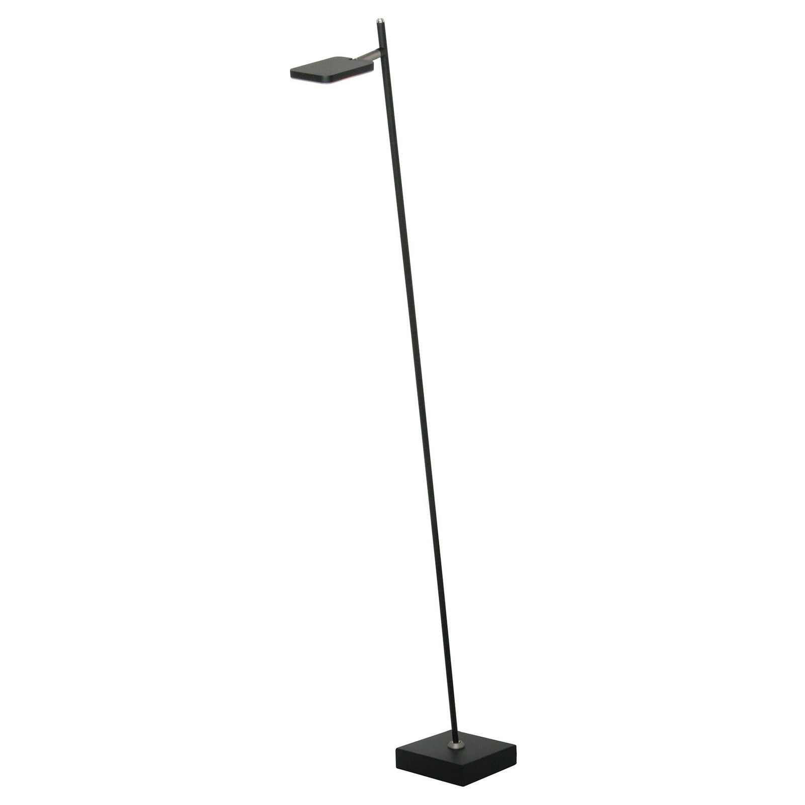 LED podna lampa Block, jedna žarulja, crna