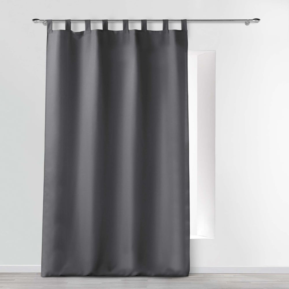 Tamno siva zavjesa 140x260 cm Essentiel – douceur d'intérieur