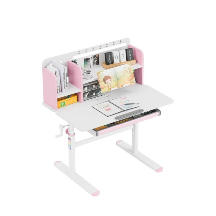 Dječji ergonomski radni stol Mark Adler STUDY 5.0 PINK 90 cm