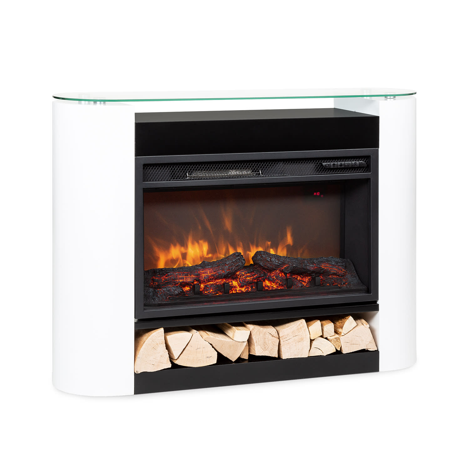 Klarstein Studio 10 Arc  električni kamin 1800 W LED plamen ventilator daljinski upravljač