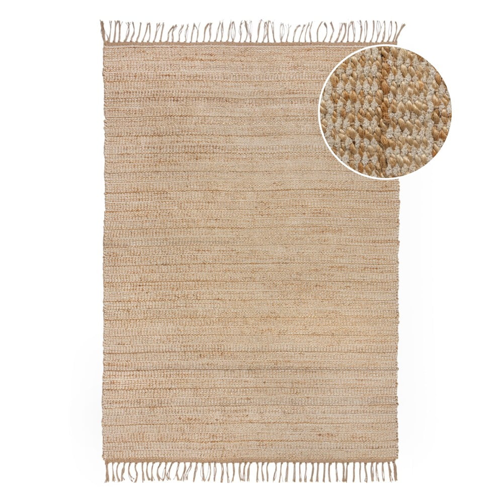 Tepih u prirodnoj boji 80x150 cm Levi - Flair Rugs