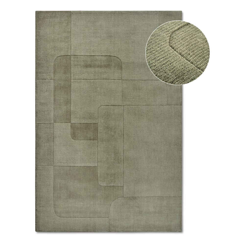 Zeleni ručno rađen vuneni tepih 160x230 cm Charlotte – Villeroy&Boch