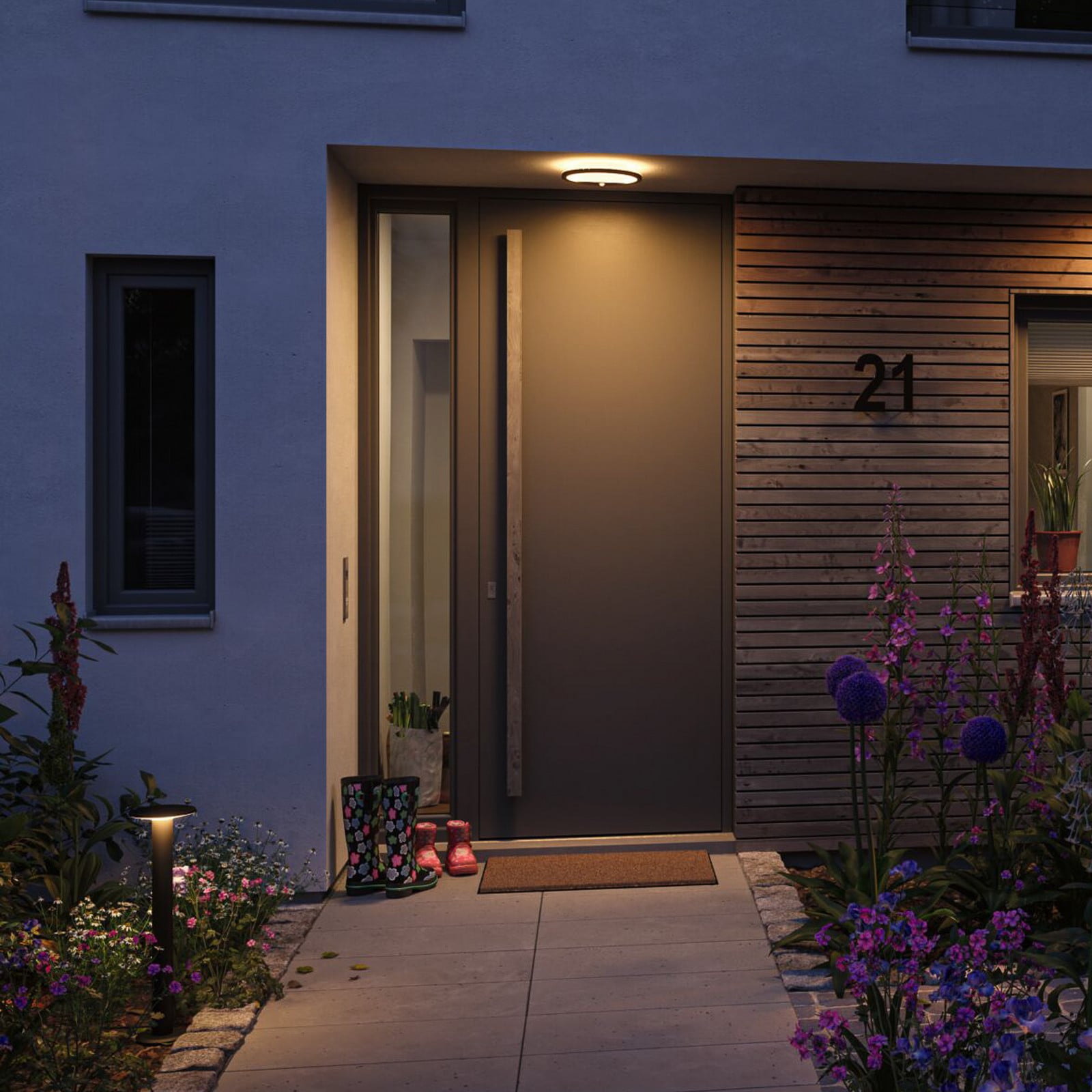 Paulmann Lamina senzorska zidna lampa CCT okrugla crna