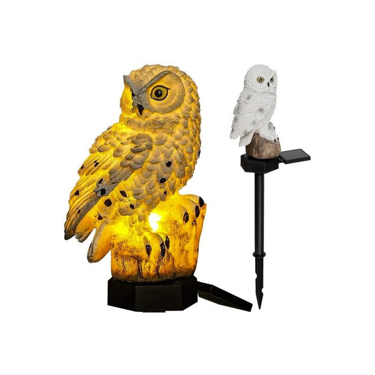 Vodootporna solarna lampa - sova