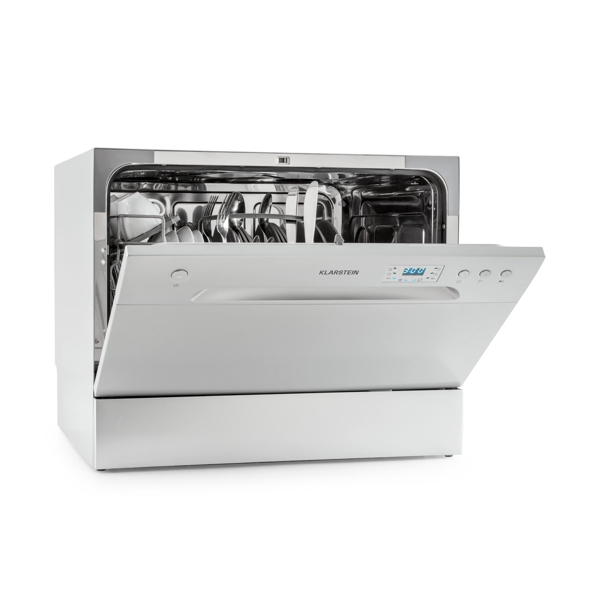 Klarstein Amazonia 6, perilica posuđa, 1300W, F, 49dB, 6 kompleta posuđa, upravljanje tipkama