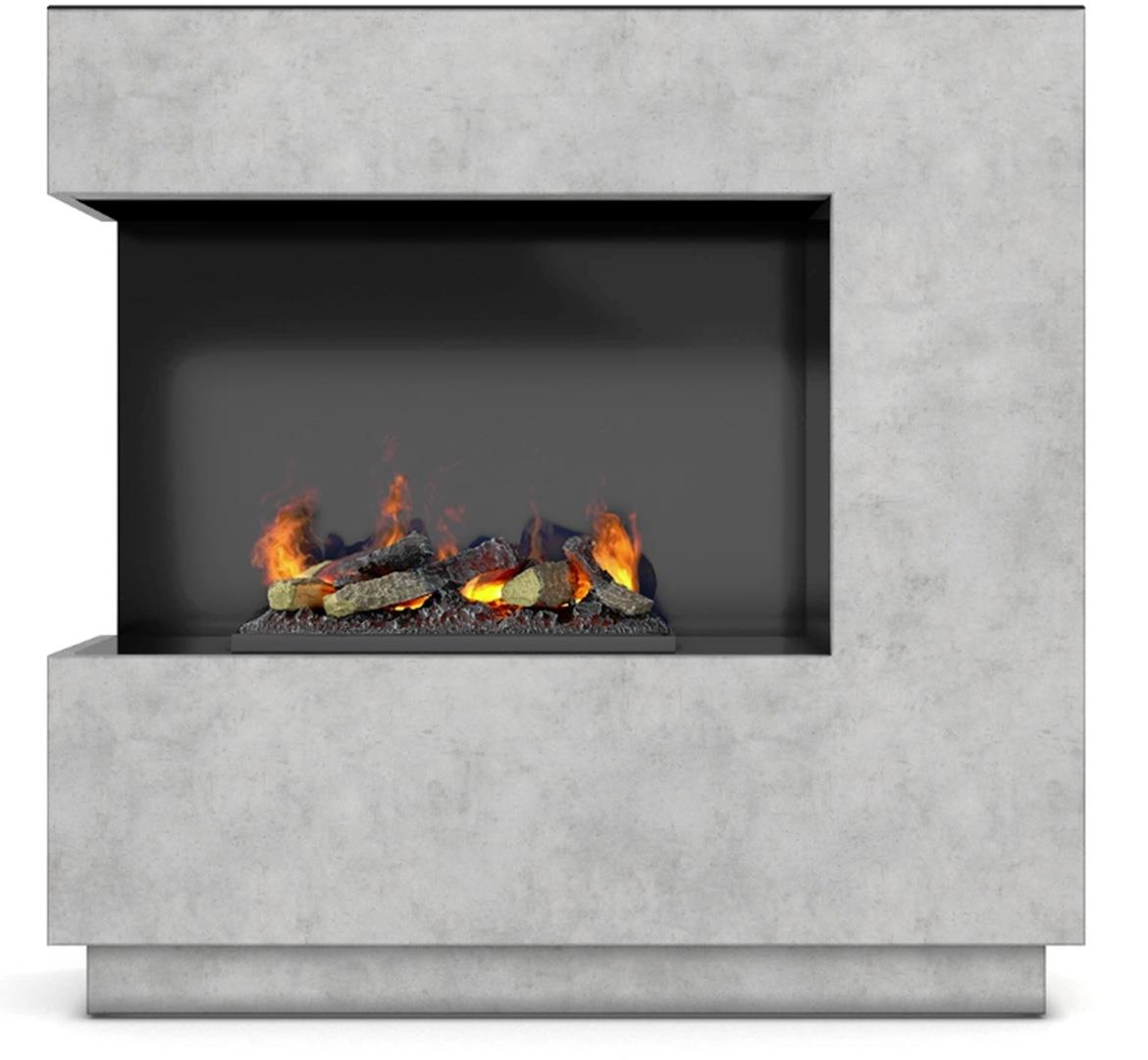 Elektricni kamin Zen Left 400/600 beton