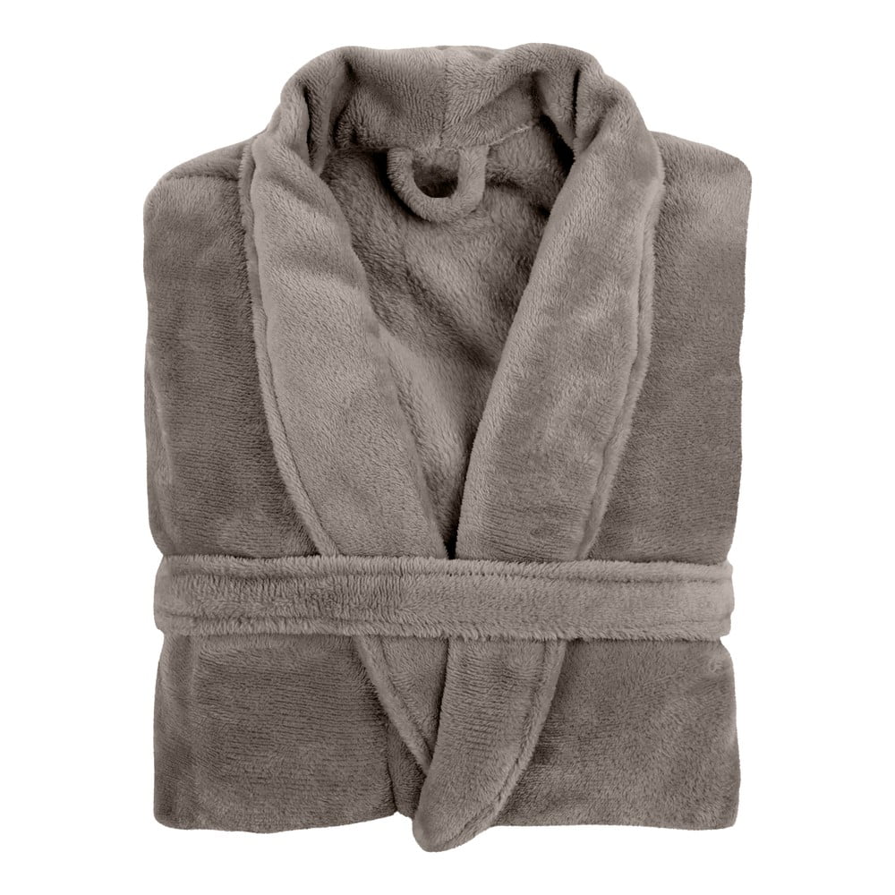 Sivi plišani kućni ogrtač Tiseco Home Studio Cosy, L / XL