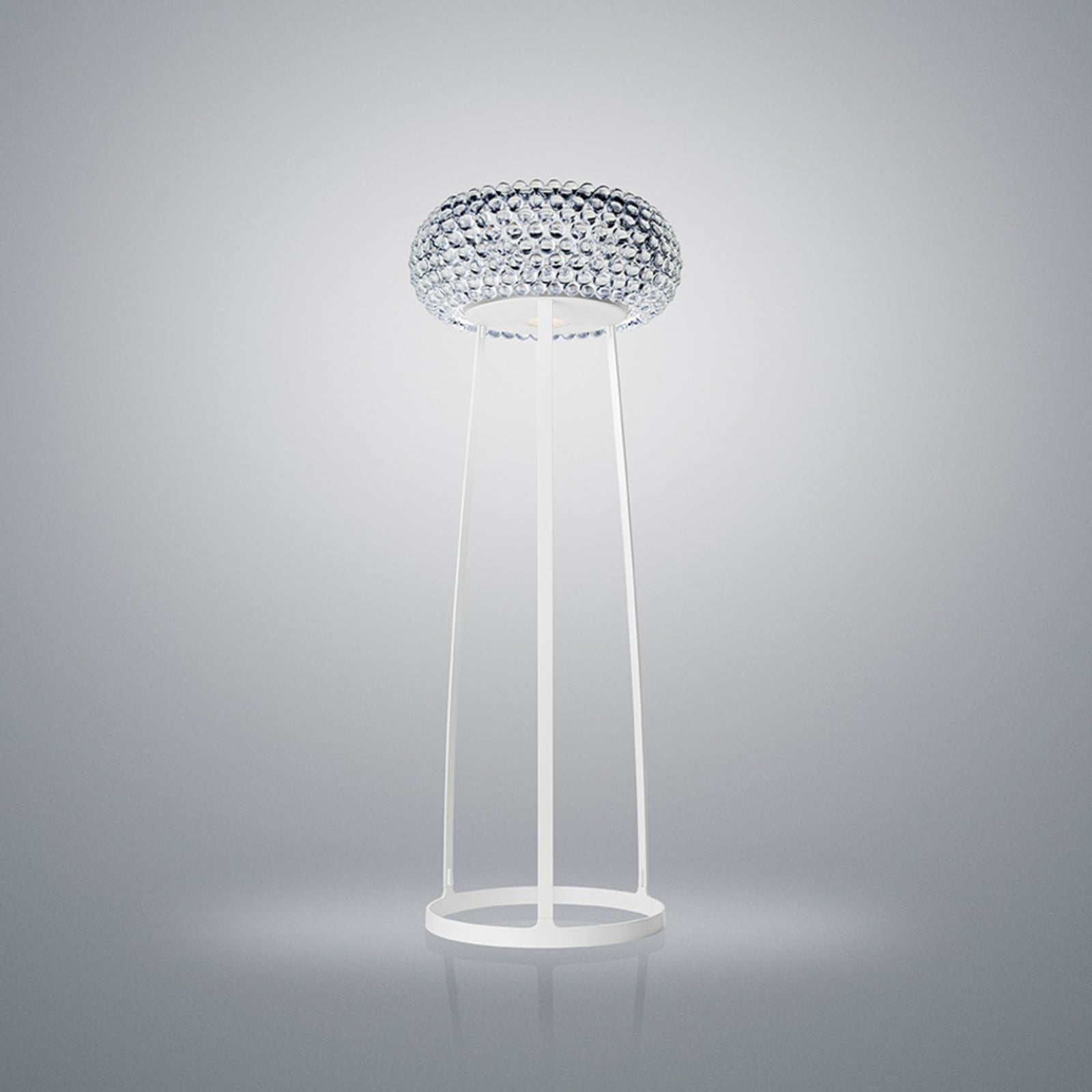 Foscarini Caboche Plus podna lampa 178cm prozirna