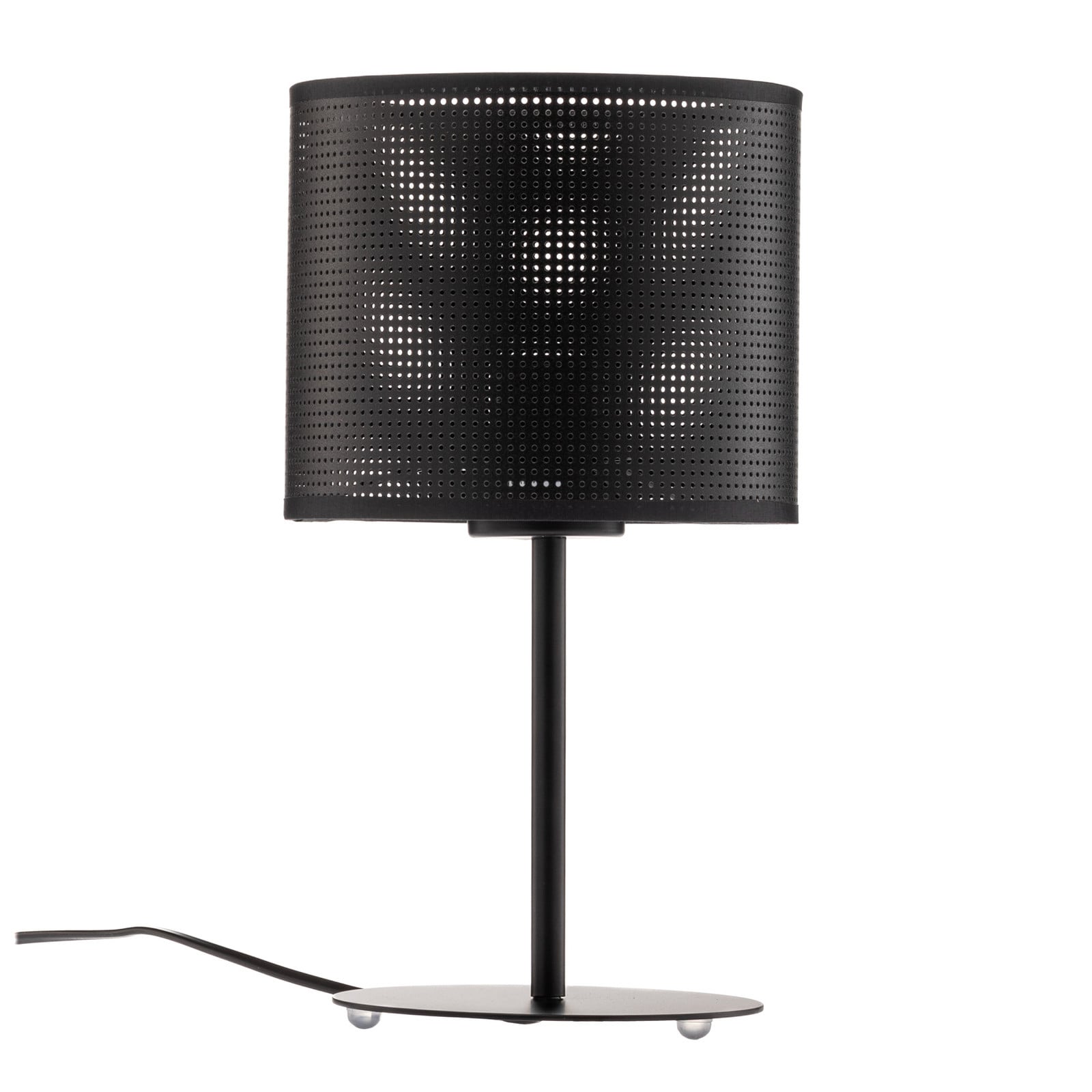 Stona lampa Jovin, visina 34cm, crna