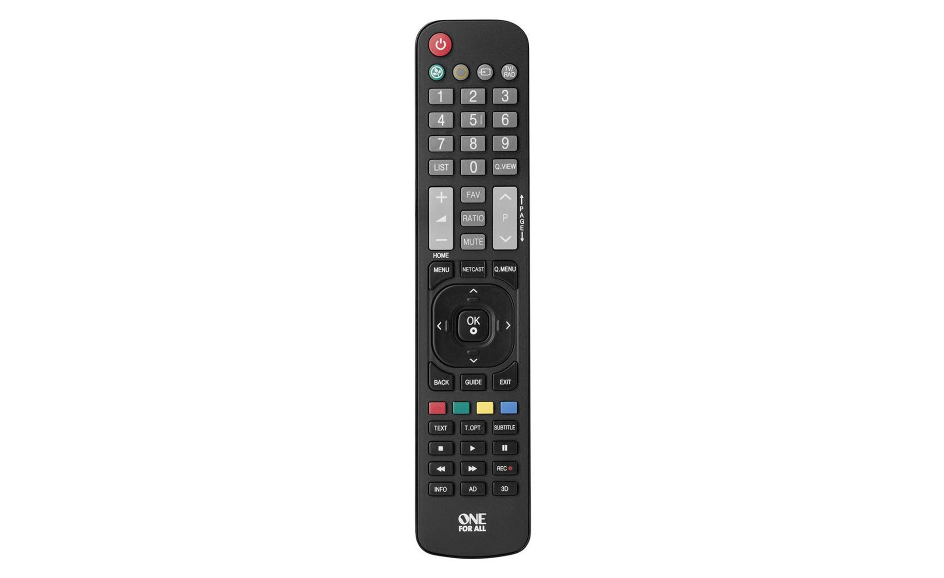 One For All URC1911 univerzalni daljinski upravljač za LG TV