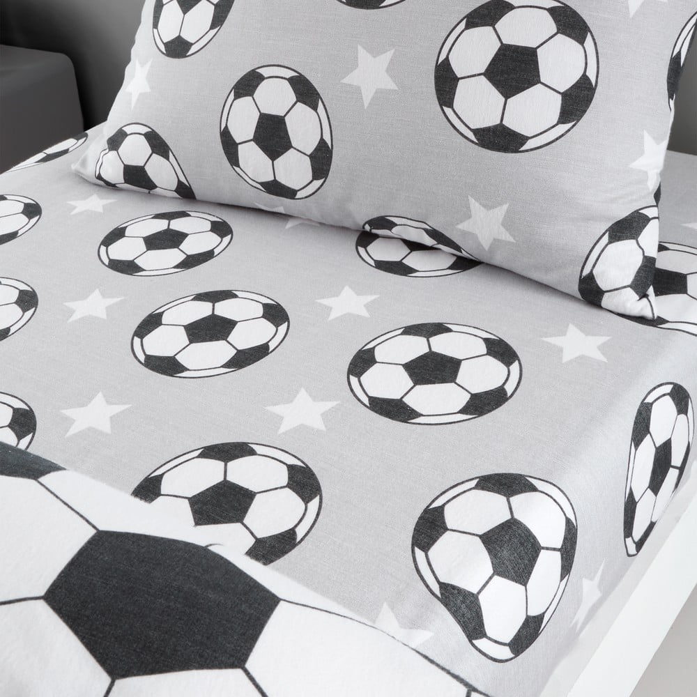 Flanelska dječja plahta za dječji krevetić 70x140 cm Football Stars – Catherine Lansfield