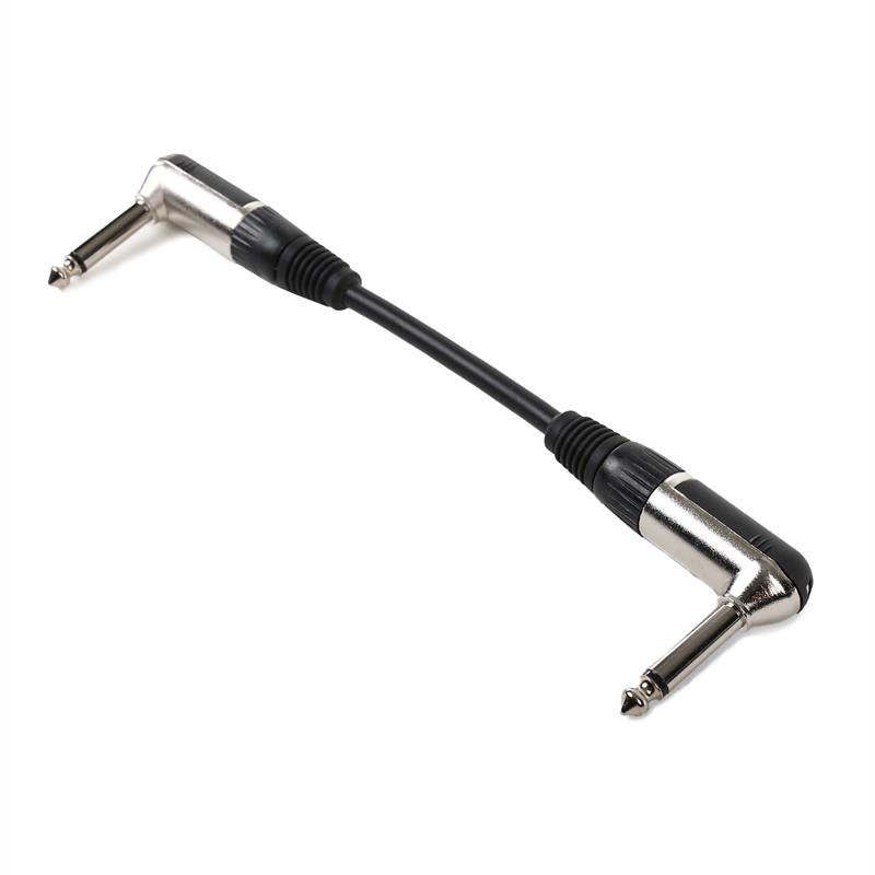 FrontStage patch kabel, set od dva kabela, 6,35 mm jack, 15 cm, zakrivljeni konektori