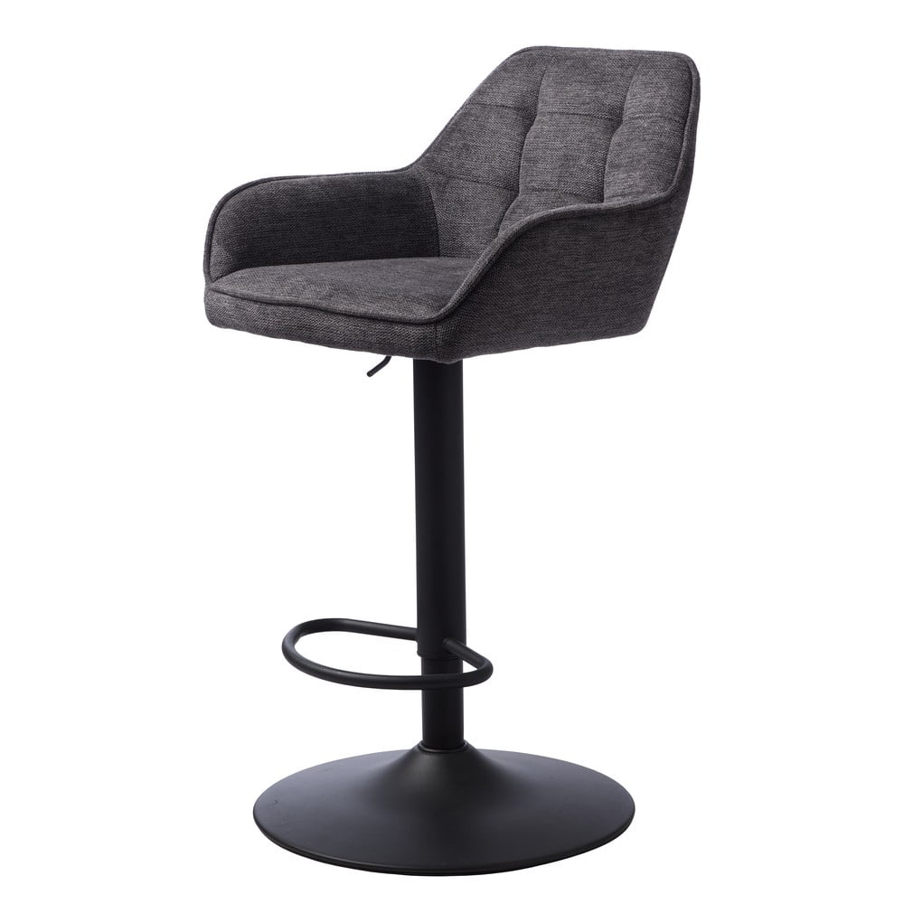 Tamno siva barska stolica podesive visine Nolan – Unique Furniture