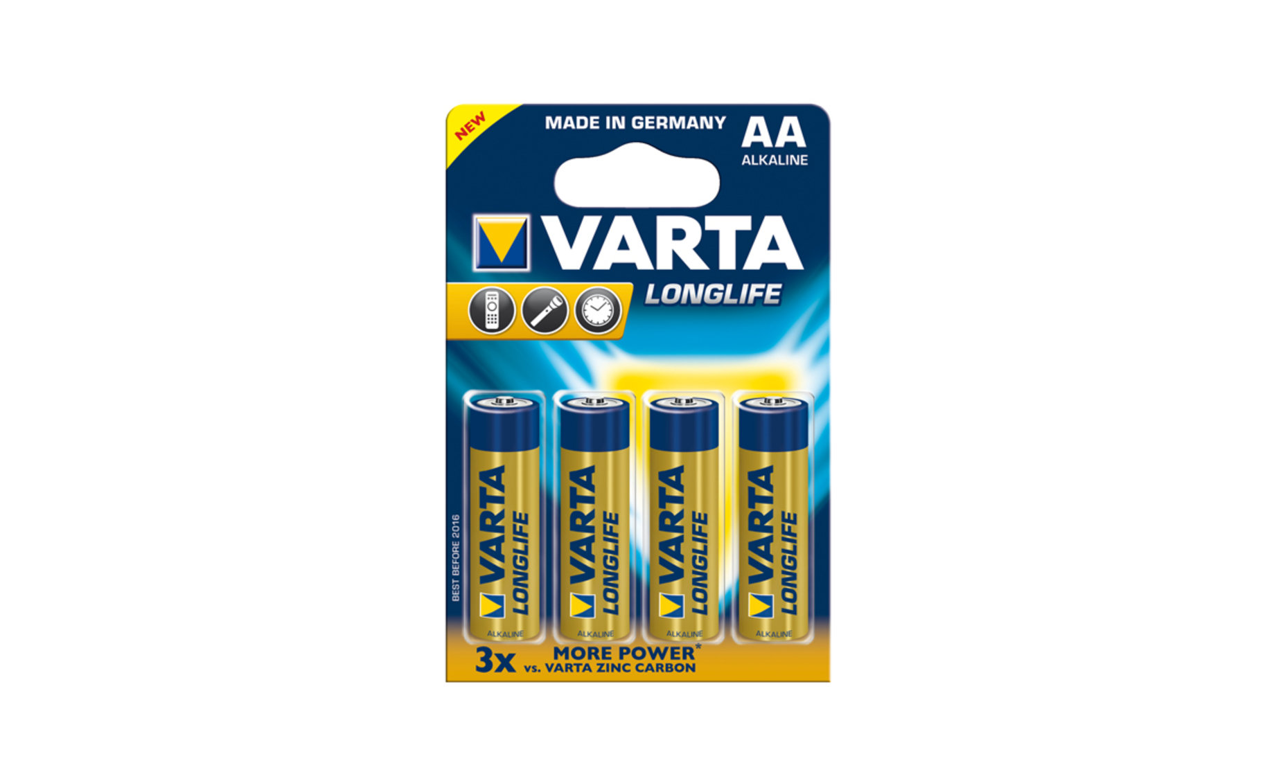 Varta AA Longlife baterije,4kom