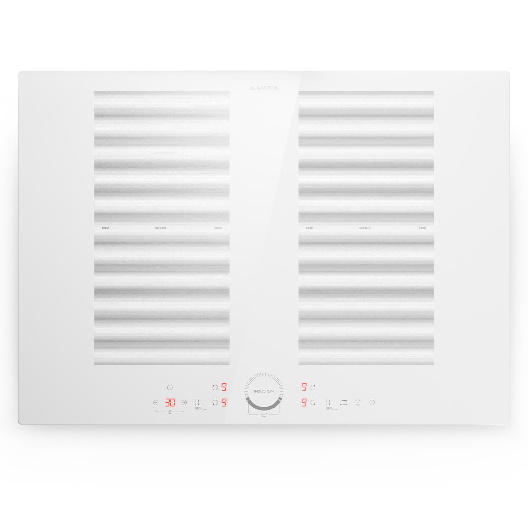 Klarstein Magnichef 4 Flex, ugradbena indukcijska ploča, 4 zone, 7000W, staklokeramika