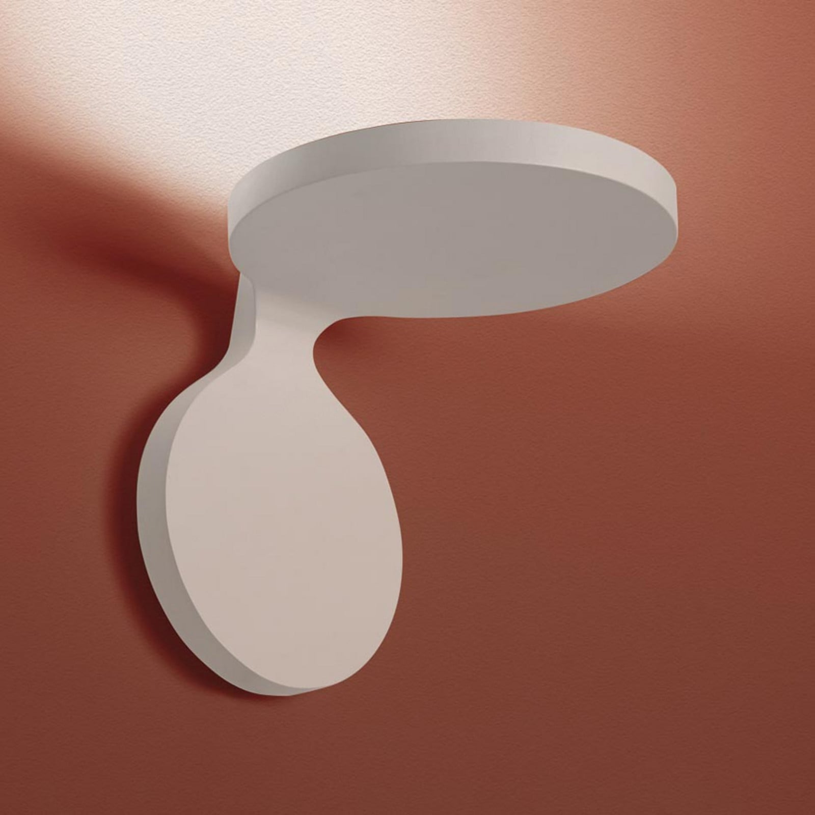 Artemide Rea 17 - LED zidna svjetiljka u bijeloj boji