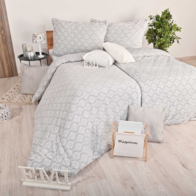 Posteljina od mikropliša Skyler EMI, Standardni krevet za jednu osobu uključuje 1x 140x200 + 1x 70x90