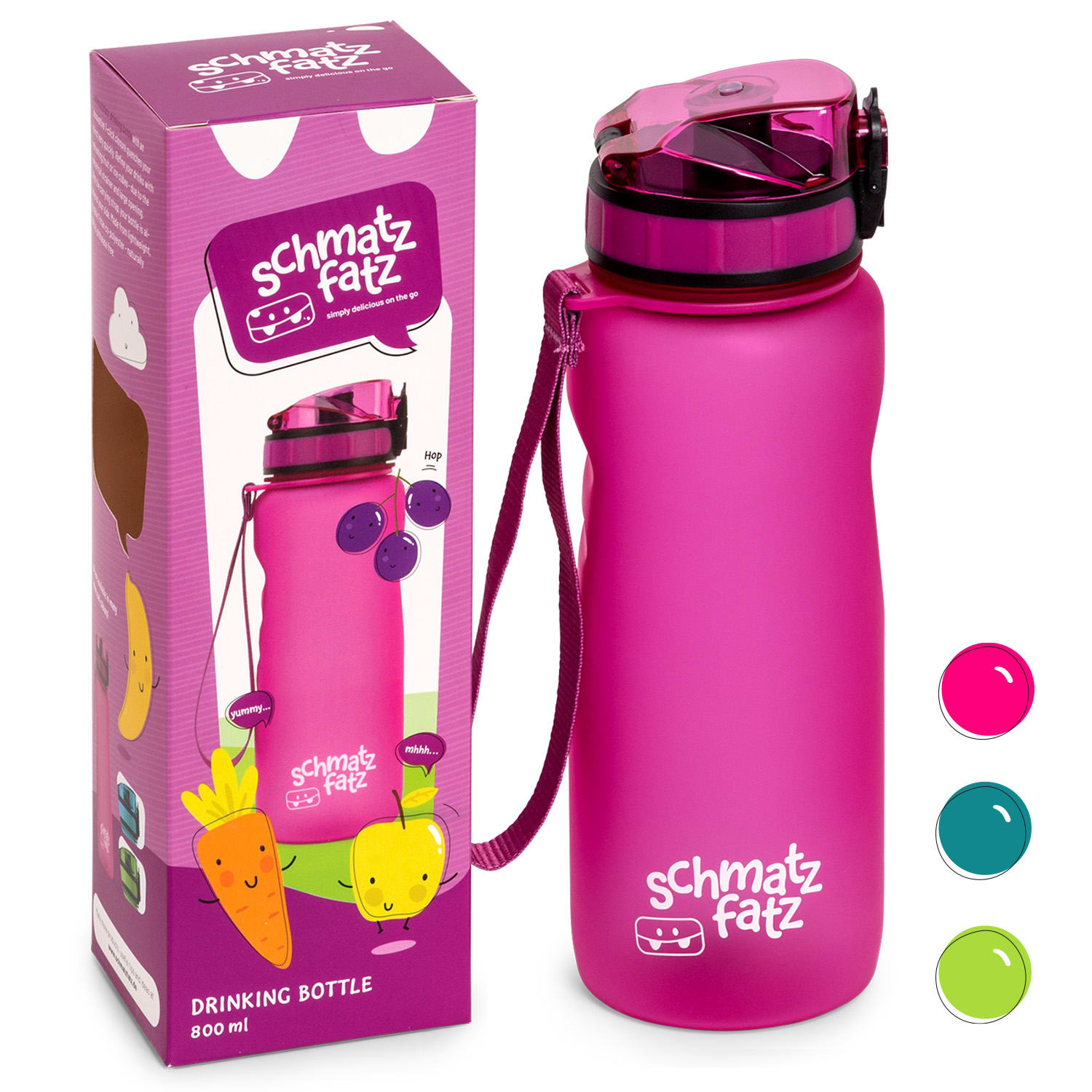 Klarstein Wakaba, boca za piće, 800 ml, Tritan, bez BPA