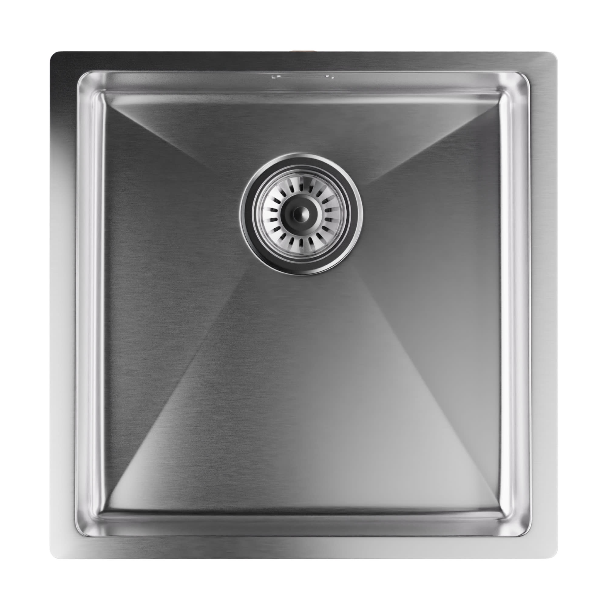 Klarstein TitanSteel kuhinjski sudoper 45 x 45 cm (DxŠ) s površinom otpornom na hrđu, ogrebotine i toplinu