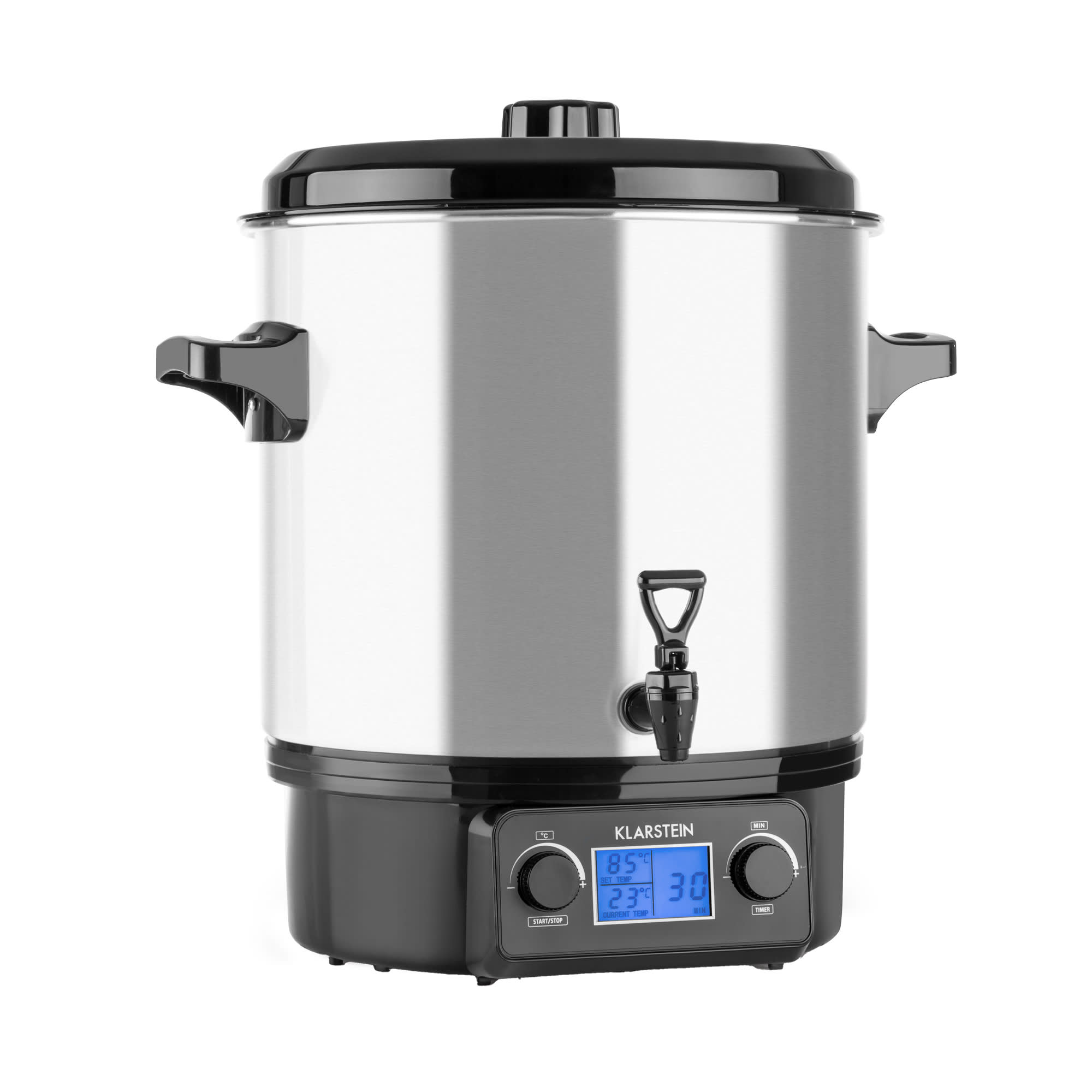 Klarstein Biggie Digital, automat za zakuhavanje, 27 l, 2000 W, nehrđajući čelik