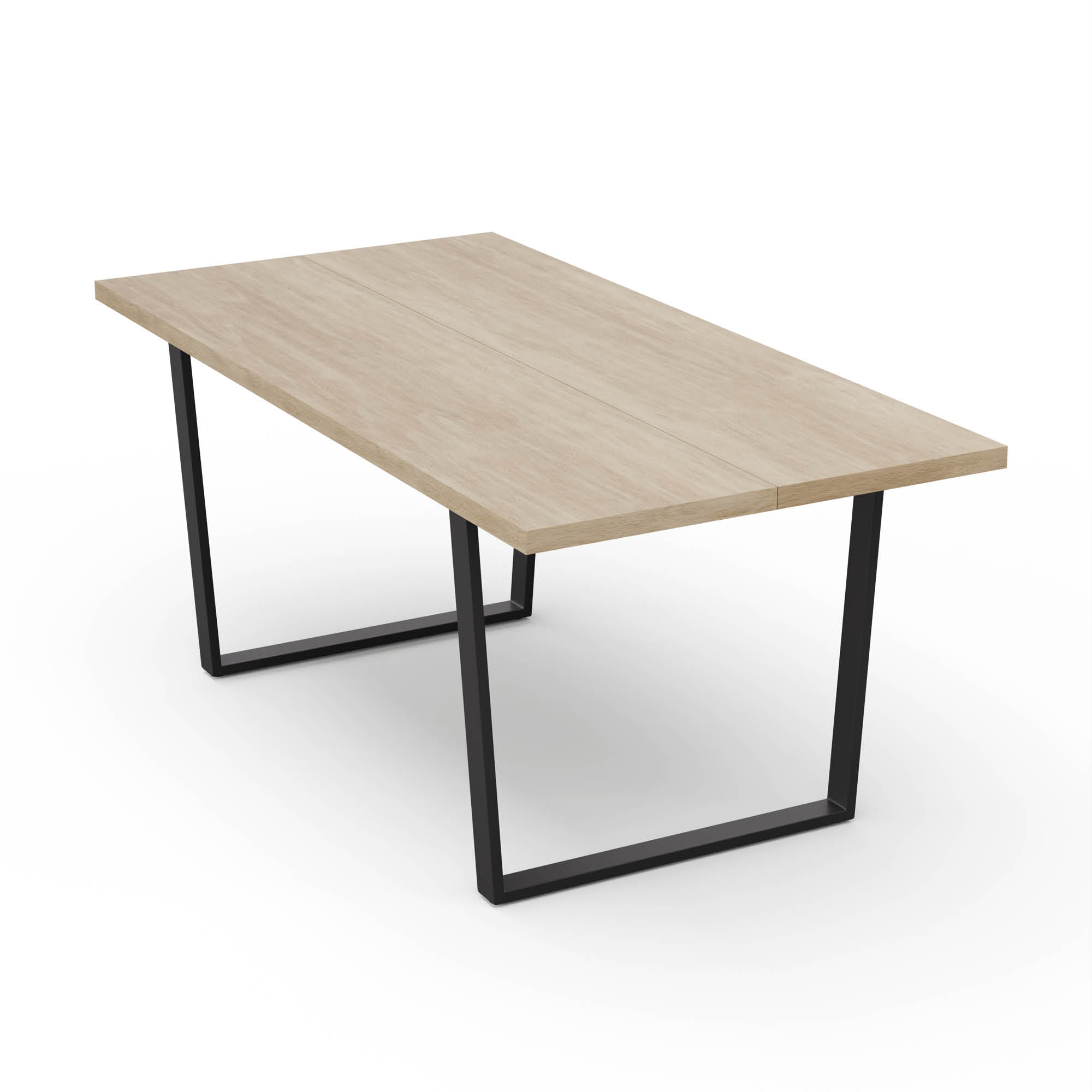 Blumfeldt Bearsdon blagovaonski set, ploča stola i metalne noge stola, industrijski stil, stabilan, moderna