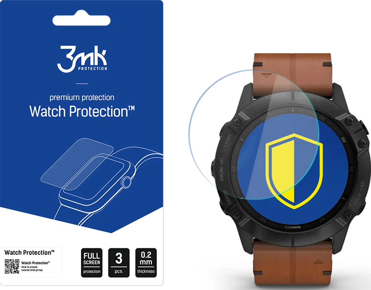 Zaštitno staklo 3MK Garmin Fenix 6X - 3mk Watch Protection FG