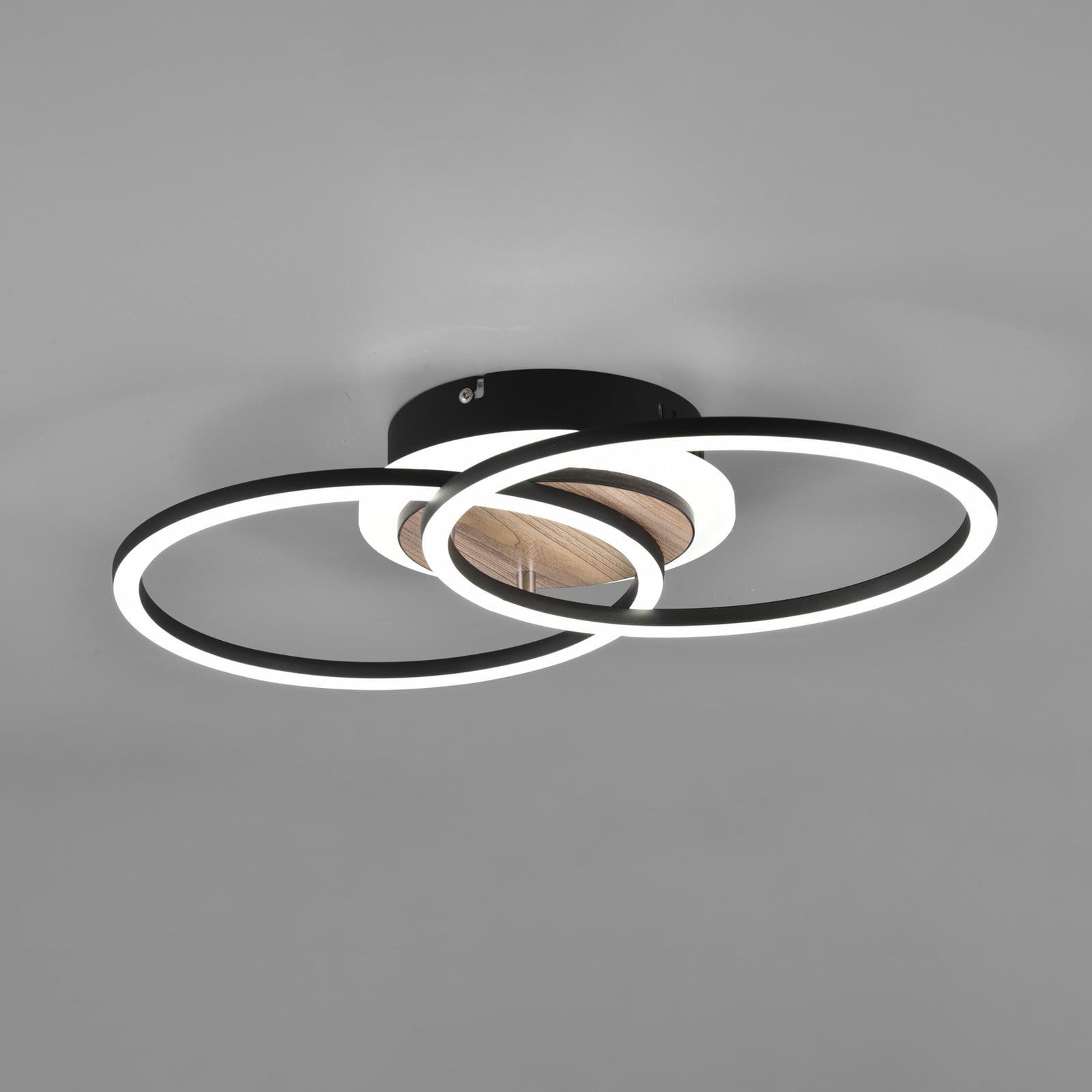 Giro okrugla LED stropna svjetiljka s 3 žarulje na daljinski upravljač