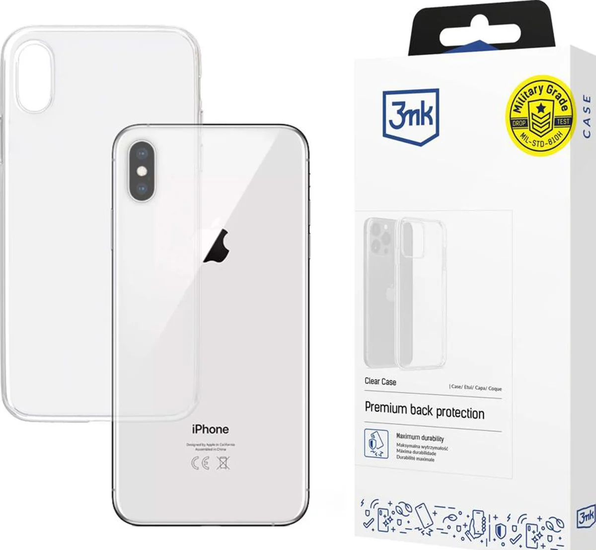 Maska 3MK Apple iPhone Xs Max - 3mk Clear Case