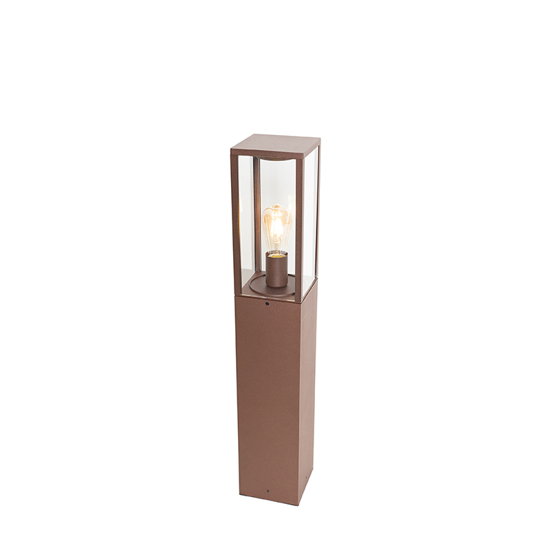 Industrijska vanjska podna lampa hrđavo smeđa 80 cm IP44 - Charlois