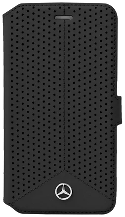 Maska Mercedes - Sony Xperia Z5 Booklet Case Pure Line Leather- Black (MEFLBKSZ5PEBK)