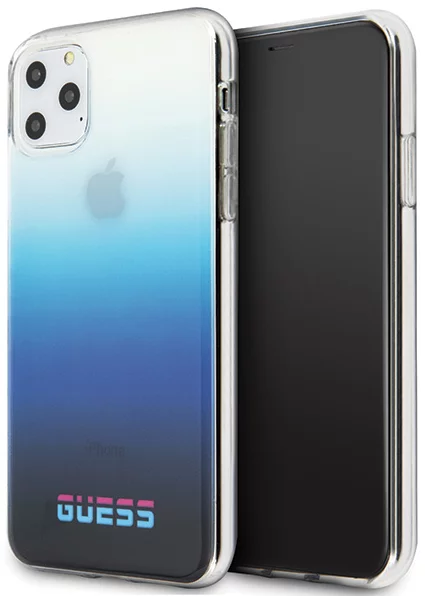 Maska Guess iPhone 11 Pro Gradient Blue Hard Case California (GUHCN58DGCNA)