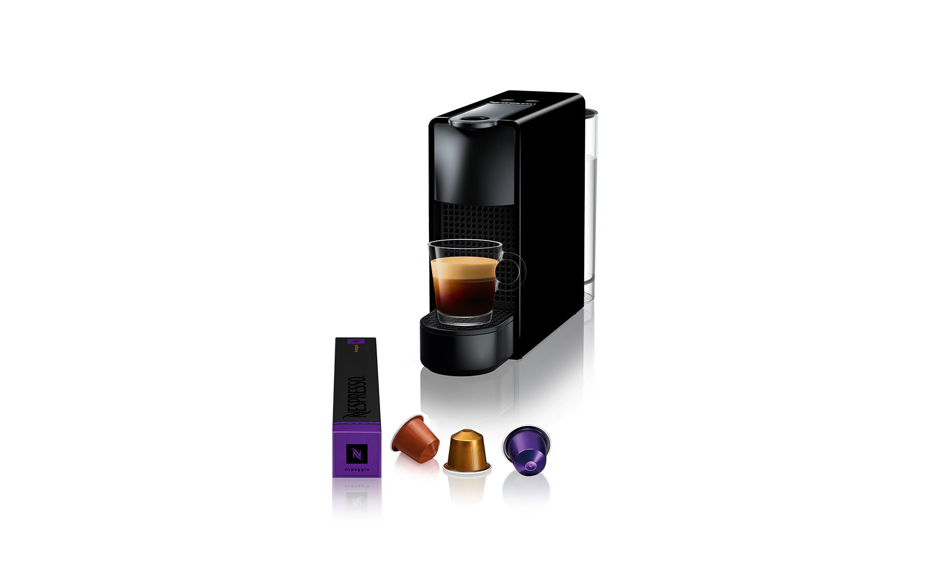 Nespresso Essenza Mini Black aparat za kavu, crni