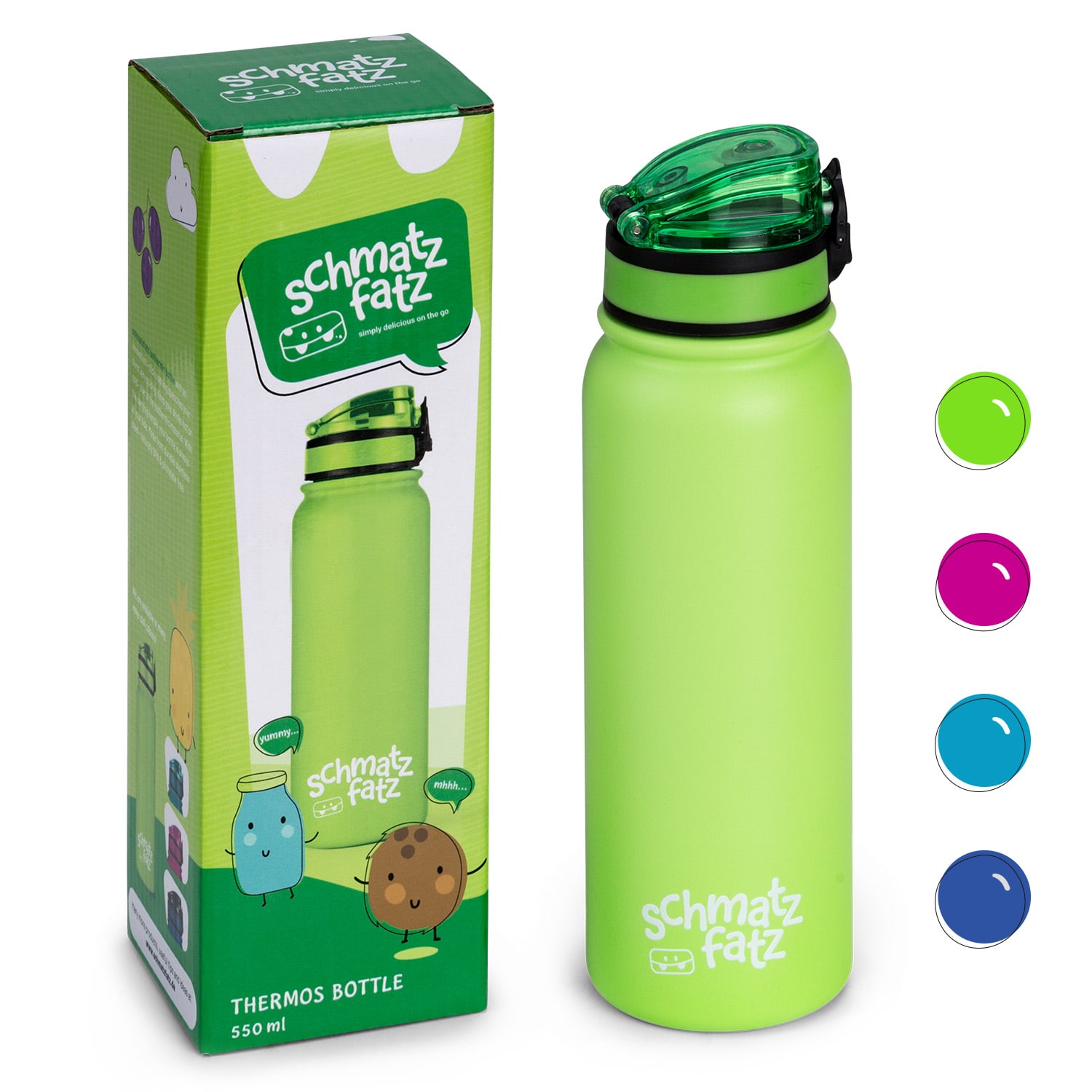 Klarstein Wakaba termos 550 ml izrađen od nehrđajućeg čelika Tritan BPA-Free