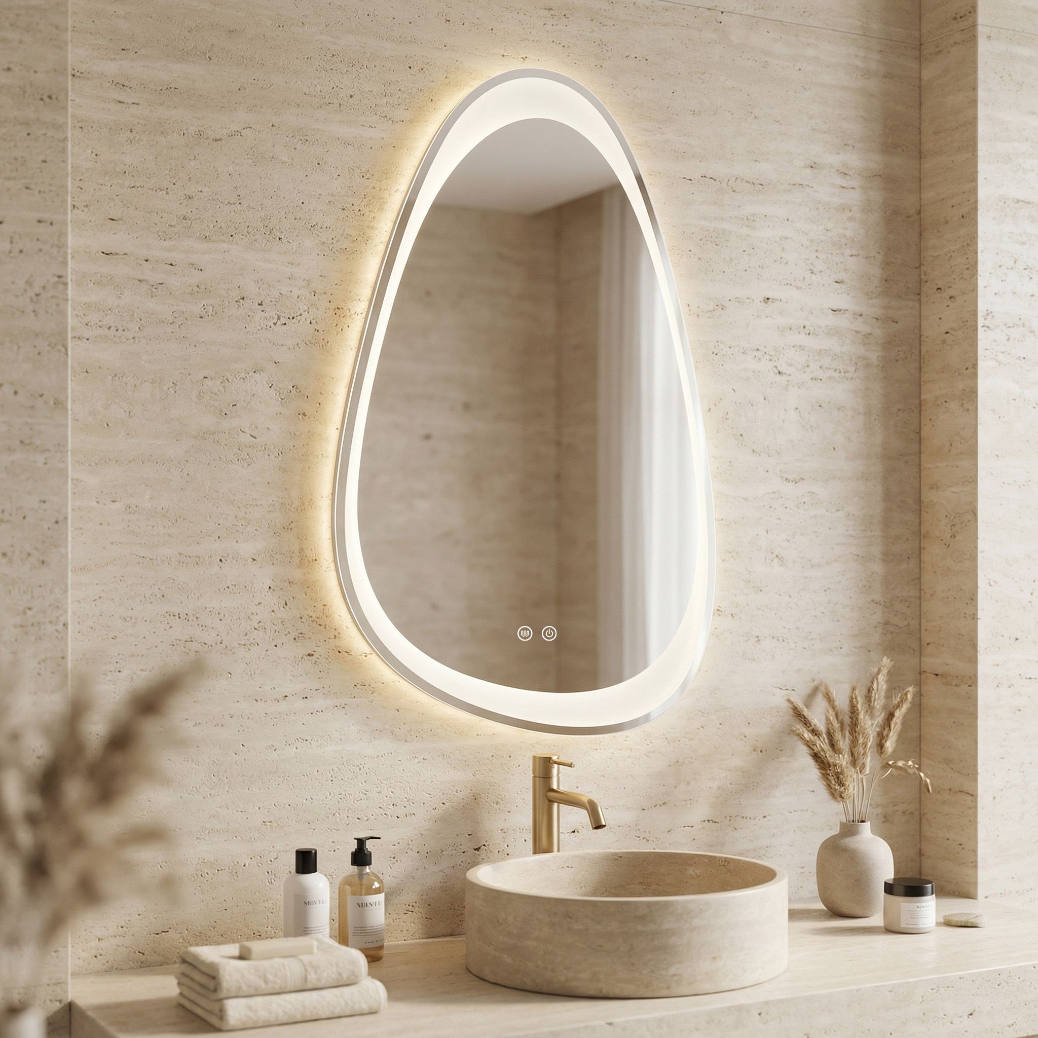 Ogledalo LED ART 90x50 cm