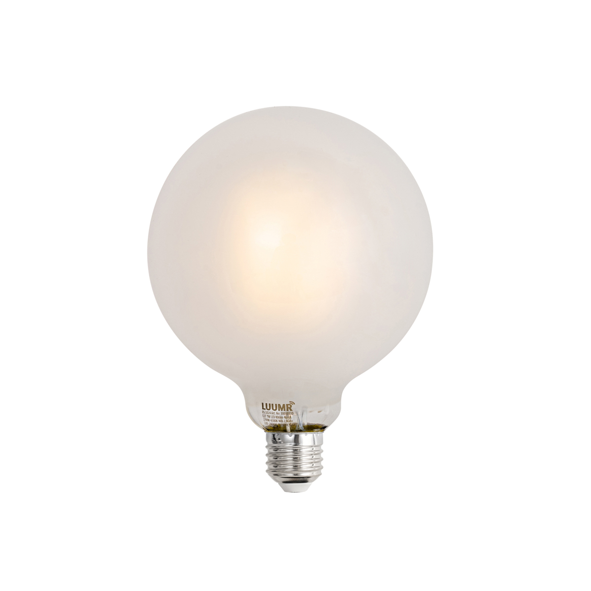 Smart E27 Prigušne LED žarulje G125 Mat 7W 806lm 2700-6500K