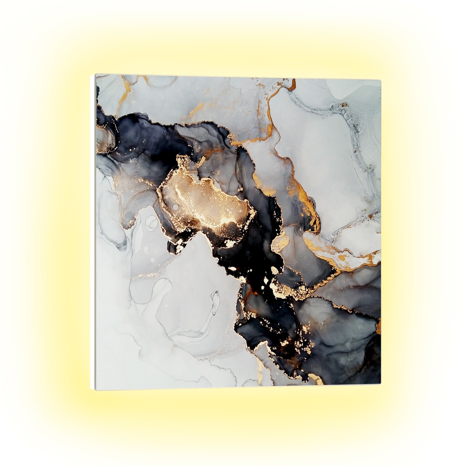 Klarstein Mojave 500 pametni grijač 2 u 1 infracrveni konvektor 60x60cm 500W RGB rasvjeta